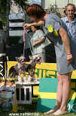 Couple: 3rd place - Eso z Haliparku (dog) + Elizabeth z Haliparku (bitch), puppies 3,5 months old, owner: Markoviov Lenka